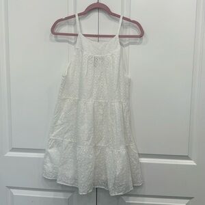 Aqua 100% Cotton Eyelet Dress Size Small
